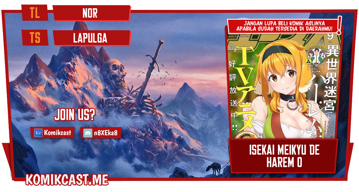 Isekai Meikyuu de Harem wo Chapter 62 Bahasa Indonesia